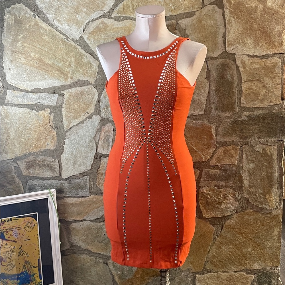 Bebe Addiction Studded Dress